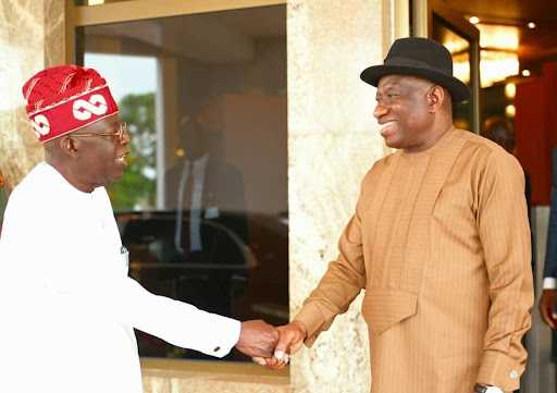 Former President Goodluck Jonathan Meets Tinubu